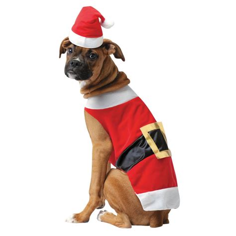 christmas dog costume large